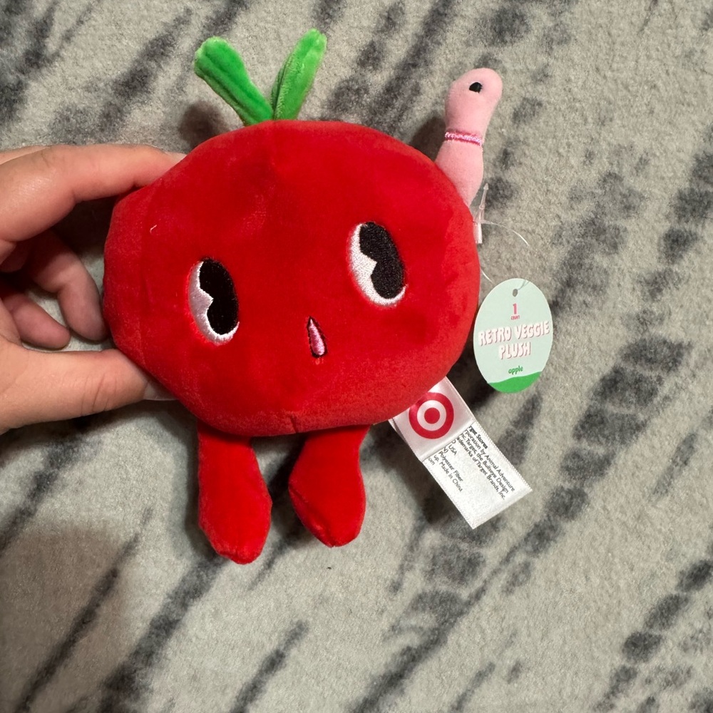 Retro Veggie Plush Tomato Toy